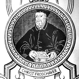 Christoph Froschauer, oprichter van het bedrijf
