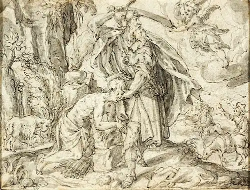 Het offer van Isaac (tweede helft 16e eeuw)