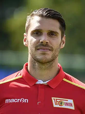 Trimmel in 2016 als speler van Union Berlin