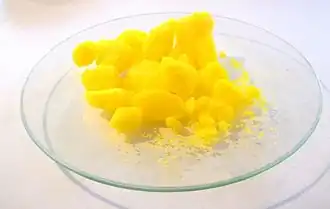 Natriumchromaatkristallen