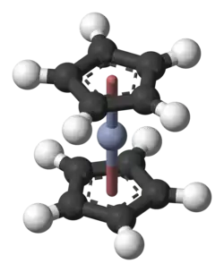 Molecuulmodel van chromoceen