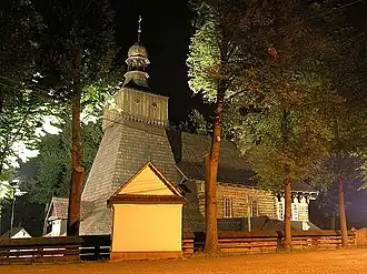 Een kerk in Jawiszowice