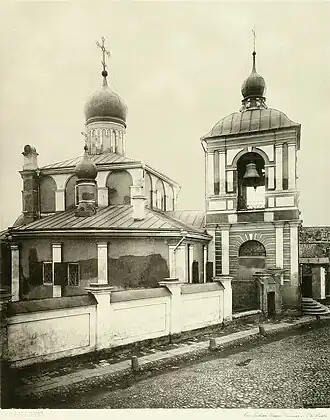 Het aanzien van de Annakerk in 1882 (foto Nicolay Naidenov)