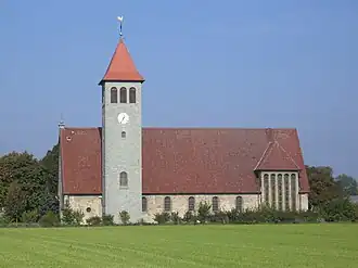R.K. Sint-Jozefkerk, Anreppen (bouwjaar kerk: 1949; toren: 1997)