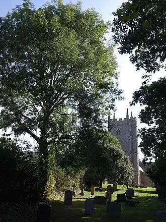 Kerkhof van de dorpskerk