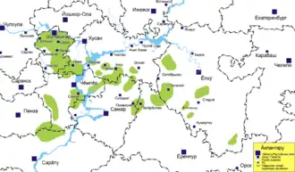 Tsjoevasj diaspora in het Federaal District Wolga