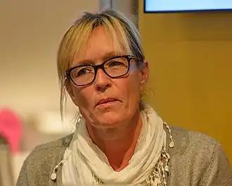 Cilla Börjlind op de boekenbeurs in Göteborg 2014