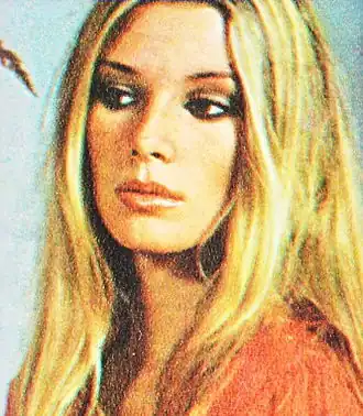 Cinzia Monreale in 1975