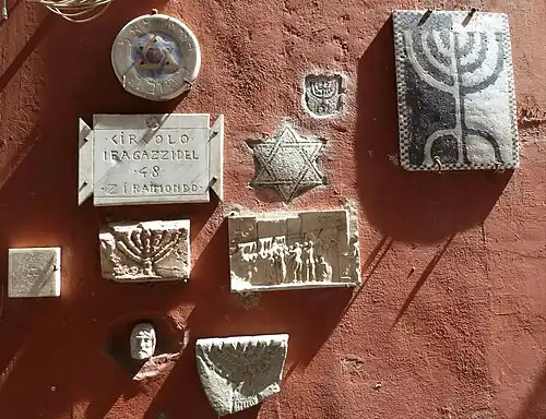 In de Via della Reginella.