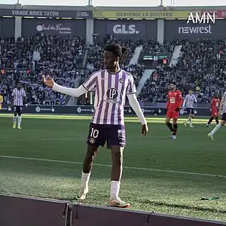 Cissoko met Toulouse FC in 2023.