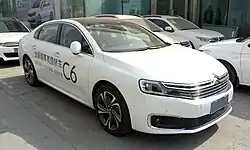 Citroën C6, vooraanzicht