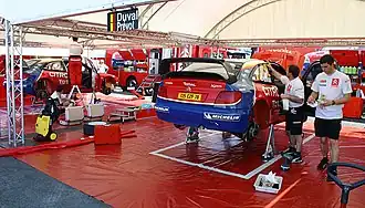 Het team van Citroën in 2005