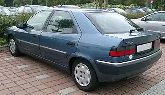 Achterkant Xantia Hatchback of "Berline"