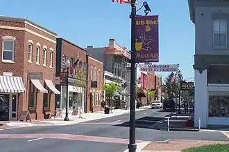 Center Street in Manassas