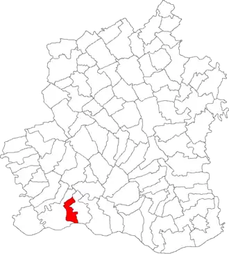 Kaart van Ciuperceni