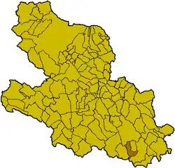 Locatie van Civitella Alfedena in L'Aquila (AQ)