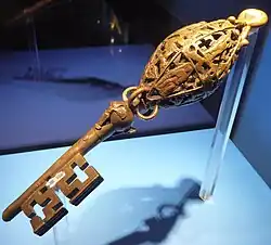 Sleutel van Sint-Hubertus, 12e/13e eeuw