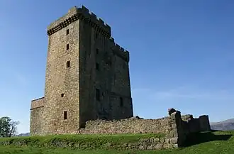 Clackmannan Tower vanuit het zuidoosten