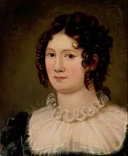 Portret van Claire Clairmont