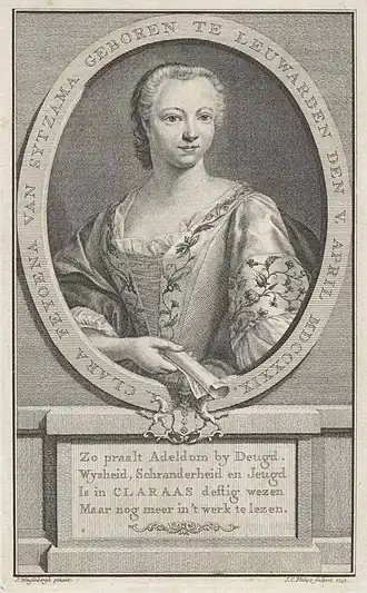 Portret van Van Raesfelt-van Sytzama (1745)