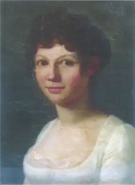 Portret door Ludovike Simanowiz (1805)