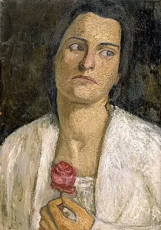 Schilderij van Westhoff, gemaakt door Paula Modersohn-Becker