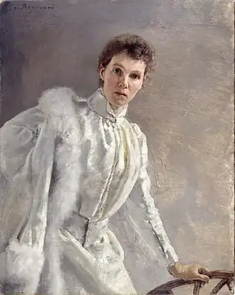 Zelfportet van Clara von Rappard (1894)