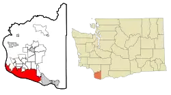 Locatie van Vancouver