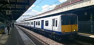 De BR Class 315-trein die Crossrail in een eerste fase zal gebruiken.