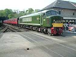 Museumloc D182 (46 045) te Grosmont (mei 2008)