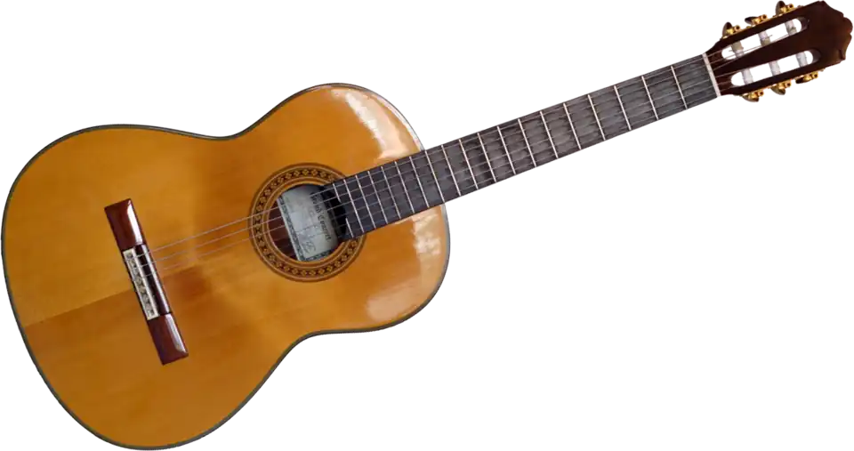 Een klassieke gitaar