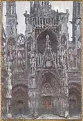 Rouen Cathedral, the West Portal, Dull Weather 1892 Musée d'Orsay Parijs