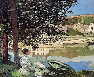 Claude Monet, Seine bij Bennecourt, 1868