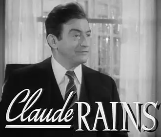 Claude Rains in de film Now, Voyager (1942)