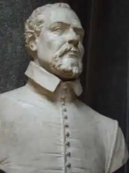 Standbeeld van Claude II van Aumale in de Galerie des Batailles in het Kasteel van Versailles.