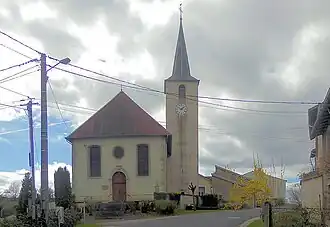 De kerk van Clayeures