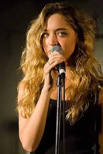 Clémence op het SellaBand-optreden van "London Calling", 2007 foto: Marco van den Hout