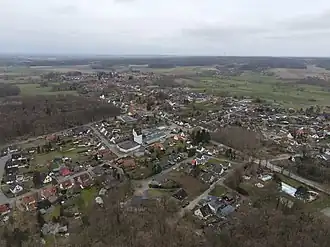 Gezicht op Clenze vanuit het noorden (2021)