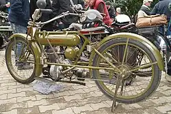 De oer-A2 met cilindervormige tank