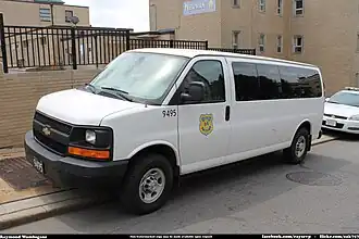 Een Chevrolet Express