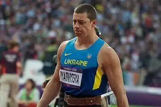 Pjatnytsja tijdens de OS 2012 in Londen