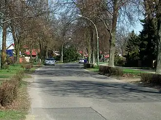 Ortnitstraße in Stadtrandsiedlung Malchow