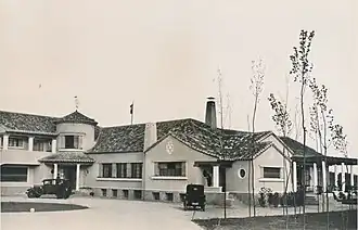 Clubhuis van Club de Campo Villa de Madrid in&nbsp;de&nbsp;jaren&nbsp;1930