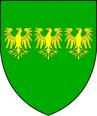 Het vermoedelijke wapenschild van Owain Gwynedd