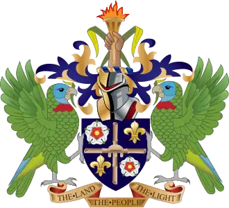 Vlag van Saint Lucia