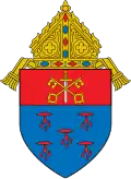 Voormalig wapen van het bisdom