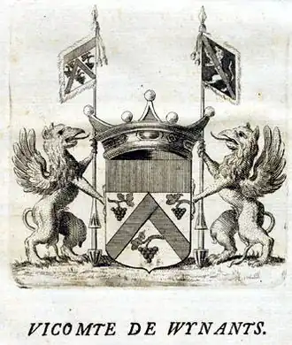 Wapen van Arnold Hyacinth van Wynants