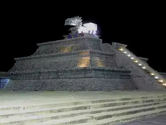 Tempel (replica), Museo de Arqueología Olmeca in Coatzacoalcos