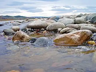 Keien aan de oever van de Koeban