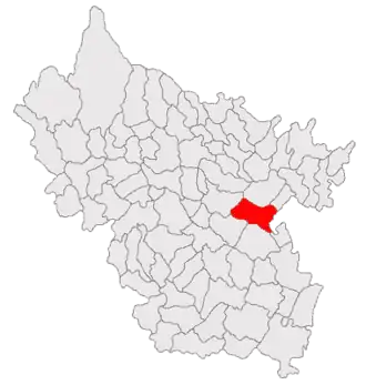 Kaart van Cochirleanca